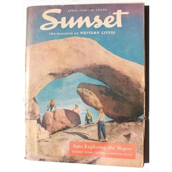 Vtg April 1960 Sunset Magazine Western living - Travel LANDSCAPING Remodeling - Picture 1 of 2
